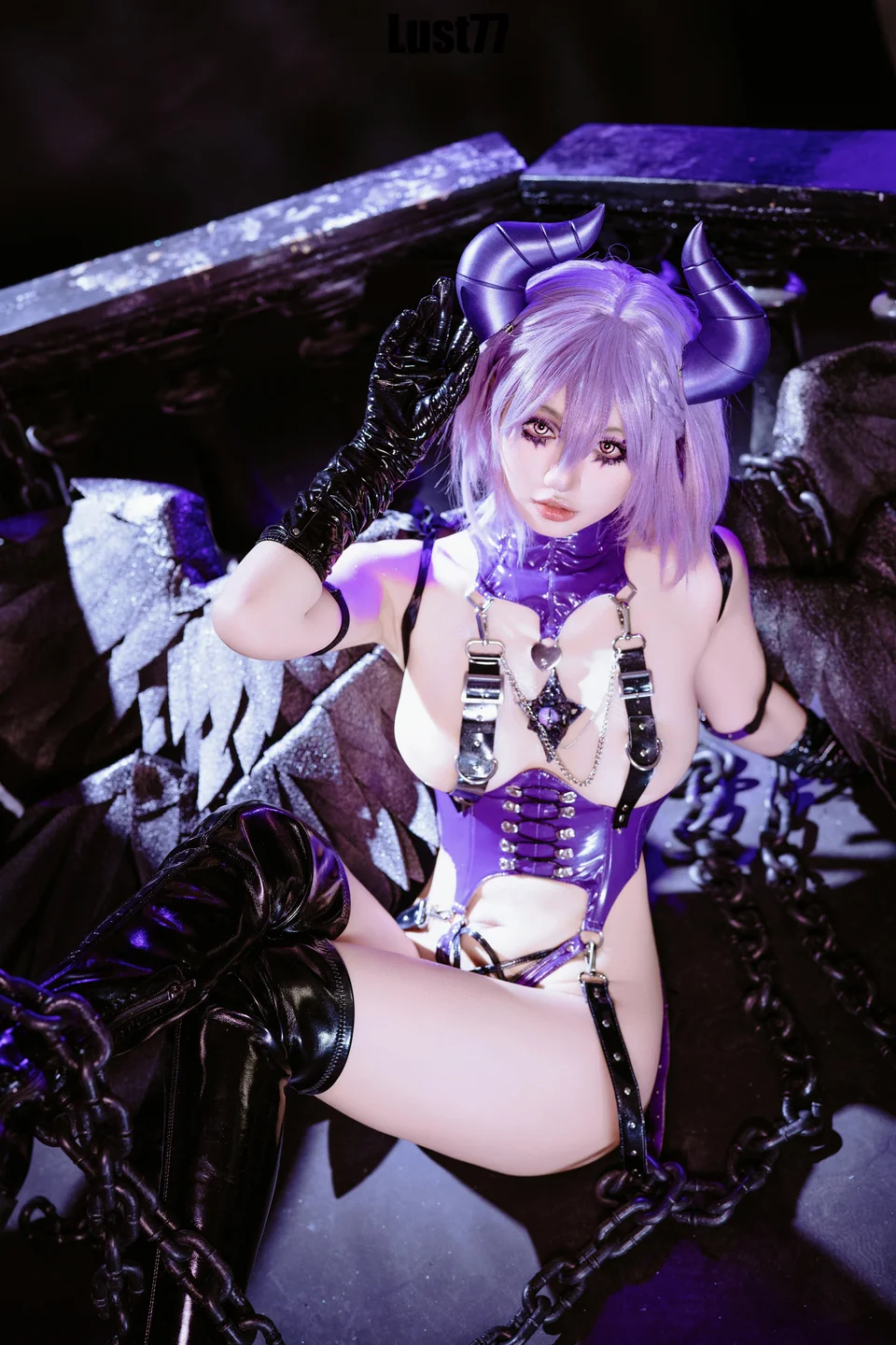 柒柒要乖哦 - No.084 堕天使之歌 [84P-1.33GB] tg@simisebaisi 【丝足阁】076.webp